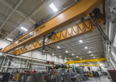 Side view of Plastic Molding Development facility in Michigan